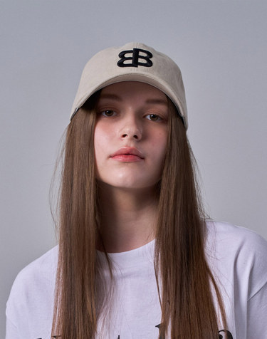 BB Volume Embroidery Ball Cap_OATMEAL