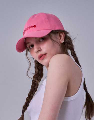 B.flower Ball Cap_PINK