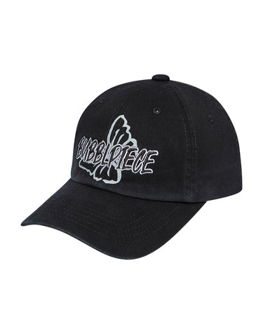 Bubblpiece butterfly ball cap/BLACK