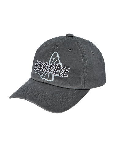 Bubblpiece butterfly ball cap/CHARCOAL
