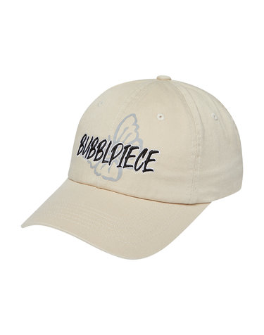 Bubblpiece butterfly ball cap/OATMEAL