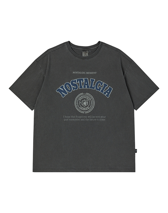 버블피스 Nostalgia pigment t-shirt/4colors 착용컷