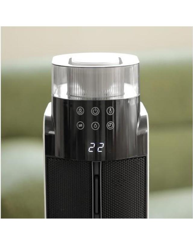 한경희생활과학 [한경희] 초저소음 그래핀 PTC 무드등 리모컨형 가습 온풍기 / HAAN-P12000 착용컷