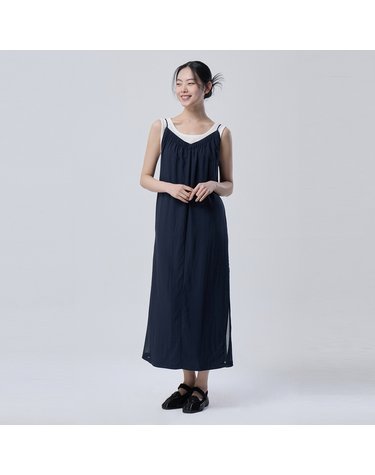 백 스트링 슬리브리스 원피스_BAOP92631NY