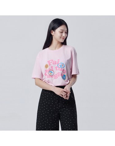 [Online Exclusive] 프린팅 소프트 반팔 티셔츠_BATSE3631PK