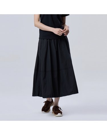 스트링 벌룬 밴딩 스커트_BASK30641BK