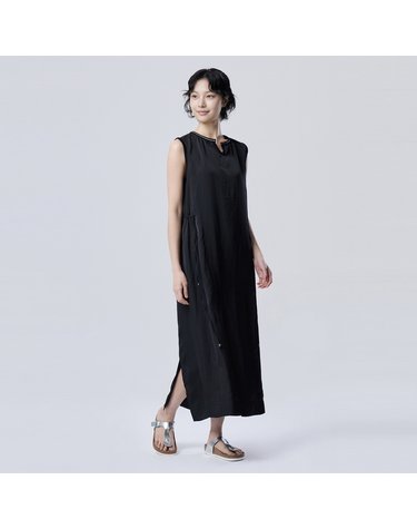 백 크로셰 슬리브리스 원피스_BAOP57631BK