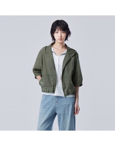 페이즐리 헴 후드 점퍼_BAJP01641KA