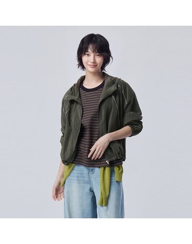배색 파이핑 후드 점퍼_BAJP32641KA