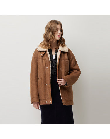 더블 페이크 레더 무스탕_SALE33561CA