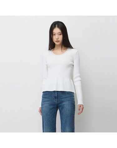 유넥 페플럼 니트_SAKP07611IV