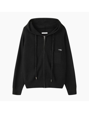 [Online Exclusive] 후드 집업 가디건_SAKC81661BK