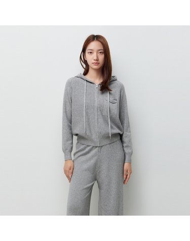 [Online Exclusive] 후드 집업 가디건_SAKC81661GR