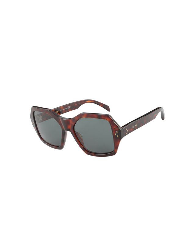 셀린느 (최초가 800,000원) 셀린느 선글라스 CL40104I 52N 스퀘어 아세테이트 남자 여자 착용컷