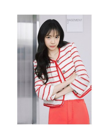 [갤러리아] 브레이드 트위드 크롭 재킷(GP4A0JKR21)