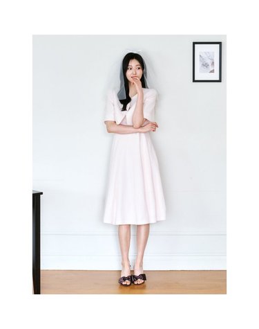 [갤러리아] [*26S/S]스퀘어 플레어 원피스 +재킷 세트(GS4A0OP311)
