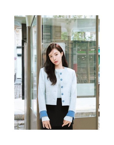 [갤러리아] [26S/S]디테쳐블 커프스 트위드 재킷(GS4A0JKR72)
