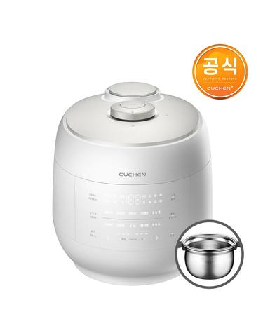 [쿠첸] 그레인 올스테인리스 IH전기압력밥솥 10인용 (화이트) CRT-UPDS1070W
