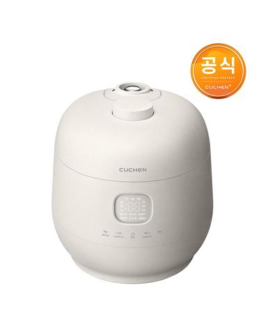 [쿠첸] NEW 2025 브레인 풀스테인리스 듀얼프레셔 IH전기압력밥솥 10인용 (화이트) CRT-TWS1030W