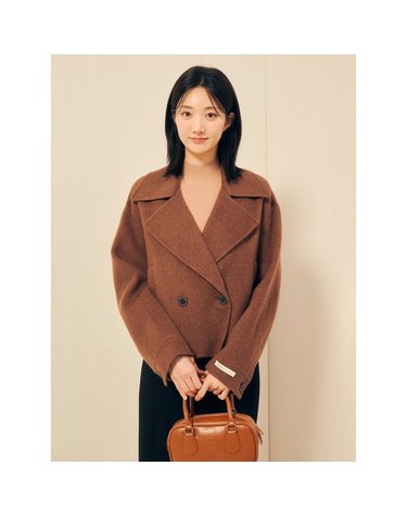[갤러리아] 캐시미어 크롭 핸드메이드 재킷(GPAA0JK111)*