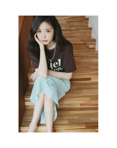 [갤러리아] 오버핏 레테링 크롭 티셔츠(GP6A0TSR11)*