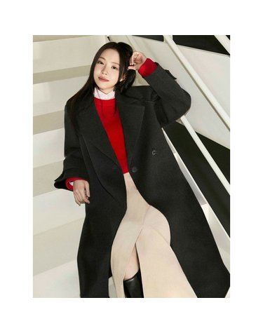 [갤러리아] 루즈핏 캐시미어 핸드메이드 코트(GPBA0CTR11)*