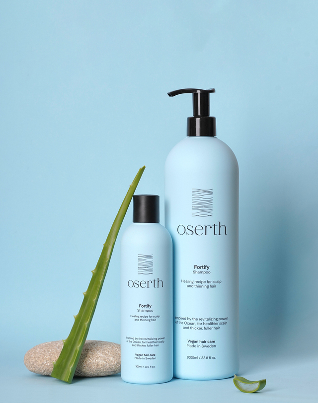 오쎄르 fortify 두피강화 샴푸 1000ml (가늘어진모발용) 착용컷