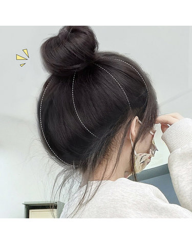뒷머리 포니테일 가발 뒤통수 볼륨 묶음 당고헤어 뽕 헤어피스 묶음머리 집게가발 부분가발 달비 헤어피스
