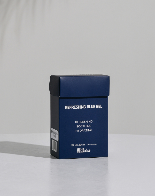 메사블루 메사블루 리프레싱 블루젤 5ml x 20개입 착용컷
