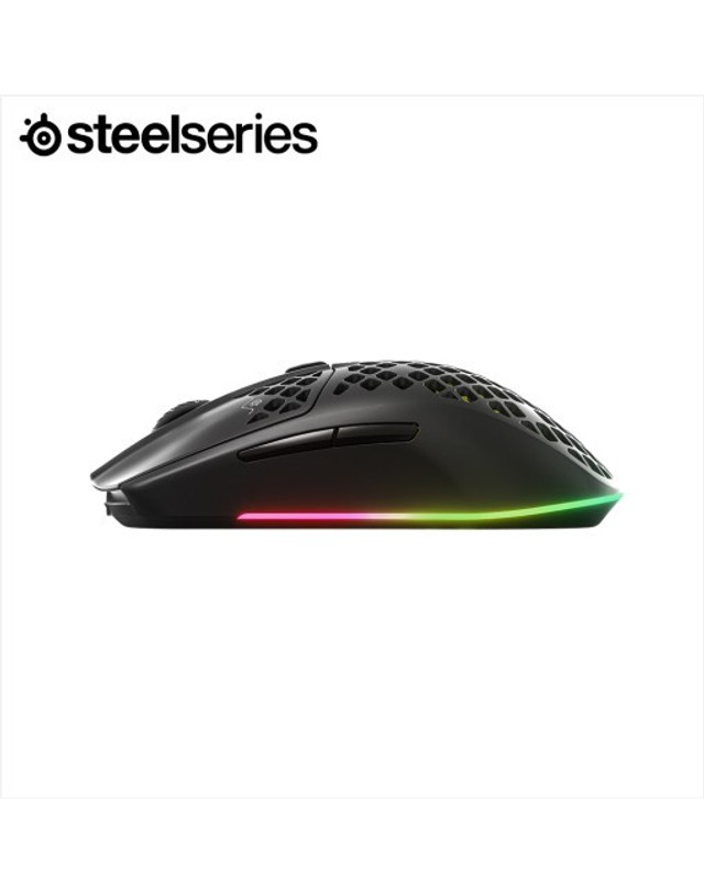 스틸시리즈 [스틸시리즈] 무선 게이밍 마우스 / Aerox 3 Wireless (2022) Onyx 착용컷