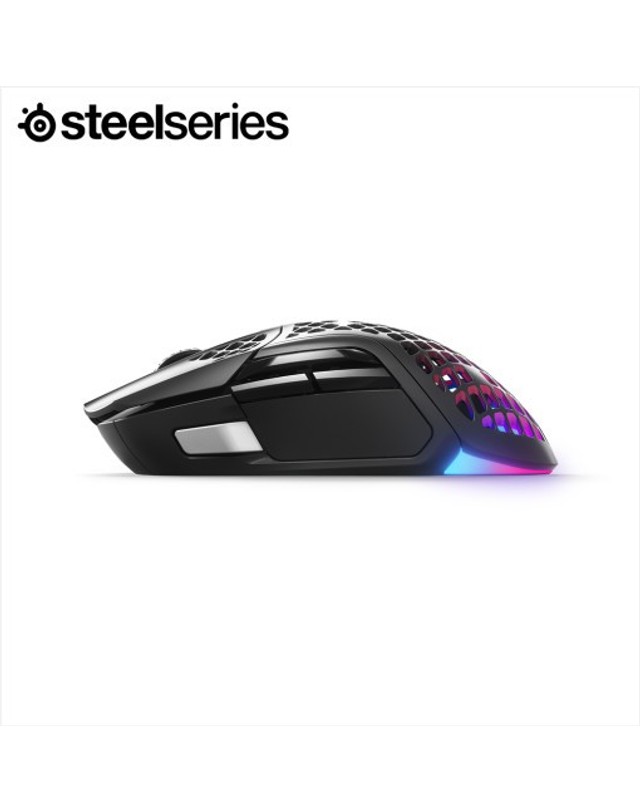 스틸시리즈 [스틸시리즈] 무선 게이밍 마우스 / Aerox 5 Wireless 착용컷