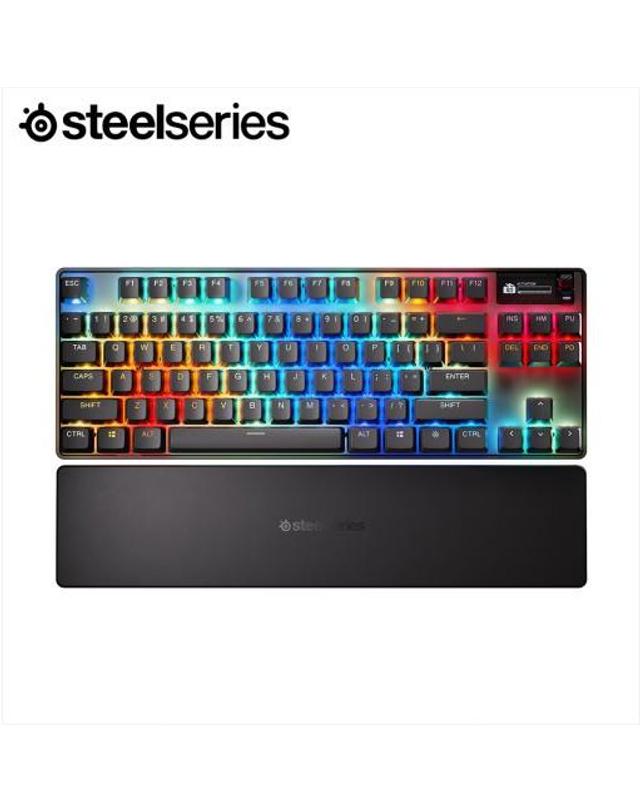 스틸시리즈 [스틸시리즈] 무선 기계식 게이밍 키보드 / Apex Pro TKL WL Gen 3 US 착용컷