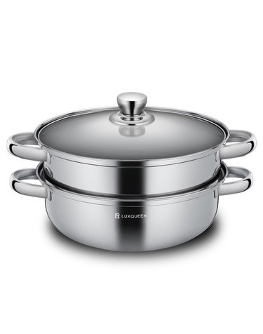 모어 스팀 IH 인덕션 스텐 2단 찜기 LQSM-N200S
