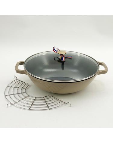 [스타우브] B품 스몰웍 30cm(튀김망 포함) 세서미