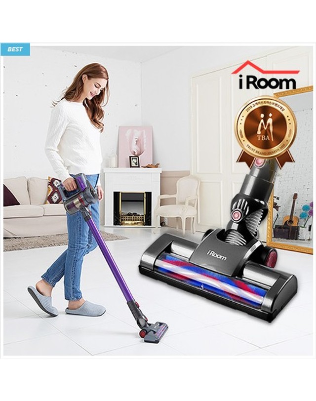 아이룸 [아이룸] IROOM 무선청소기 싸이클론 (거치대패키지) / AST-009 PLUS 착용컷