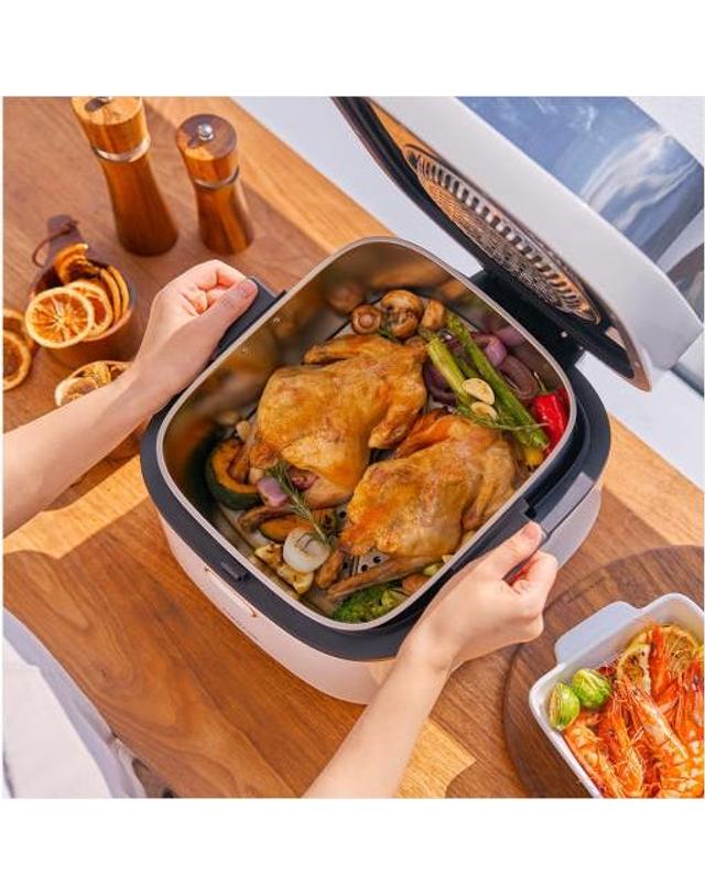 에어메이드 [에어메이드] 세라스텐온 대용량 원터치 에어프라이어 / AF-807 착용컷