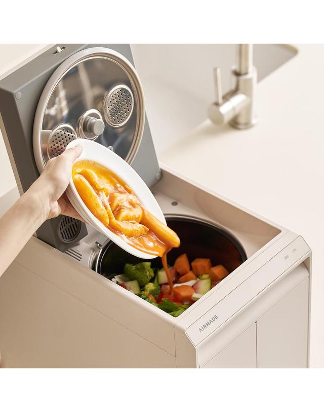 에어메이드 [에어메이드] 더 브릭스 4.5L 대용량 듀얼 히팅 음식물 처리기 / AFC-451 착용컷