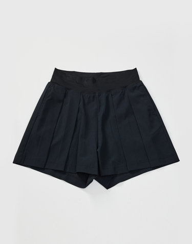 빌라봉 여성 플리츠 보드쇼츠 (WF11BS075BLK)