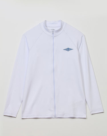 빌라봉 RHOMBUS LOGO 긴팔 집업 래쉬가드 (AF11RZ079WHT)