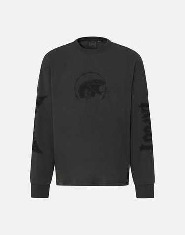 RVCA x Tapout 남성 HEAVYWEIGHT 긴팔 티셔츠 (VG31LT054BLK)