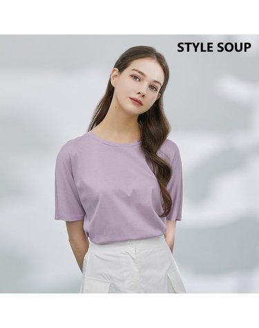 [SOUP] 라운드 돌먼 티셔츠 (SA5STG1)