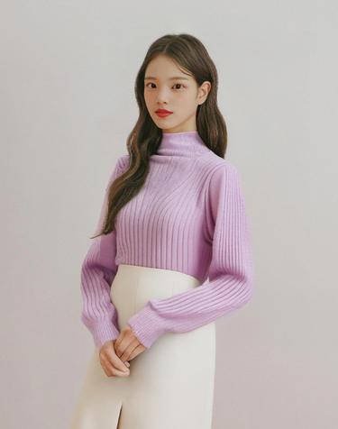 [SOUP] 울 모크넥 퍼프 스웨터 (SB1LKG1)