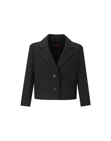 [SOUP] 크롭 슬리브 싱글 브레스티드 재킷 (SZ4JK35)