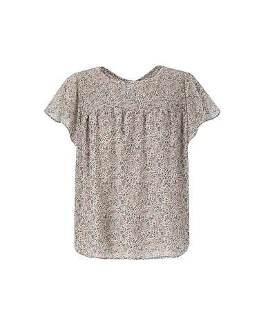 [SOUP] 프론트 스모킹 반팔 블라우스 (SZ5SS34)
