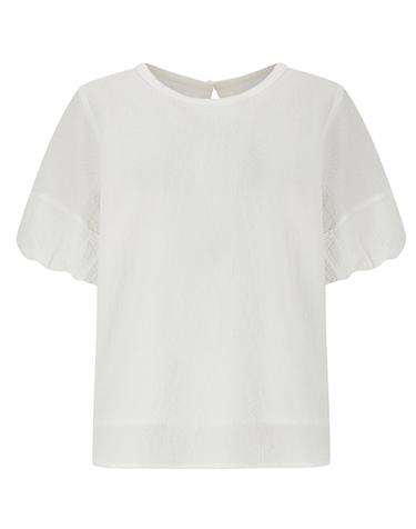 [SOUP] 벌룬 슬리프 반팔 블라우스 (SZ5SS80)