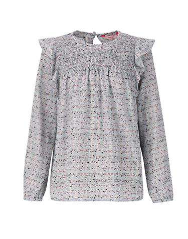[SOUP] 스모킹 포인트 블라우스 (SZ2LS32)