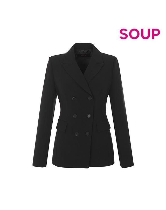 숲 [SOUP] 더블 쓰리 버튼 정장 재킷 (SZ3JK38) 착용컷