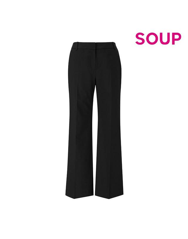 숲 [SOUP] 핀턱 와이드 롱 팬츠 (OZ3LPQ6) 착용컷