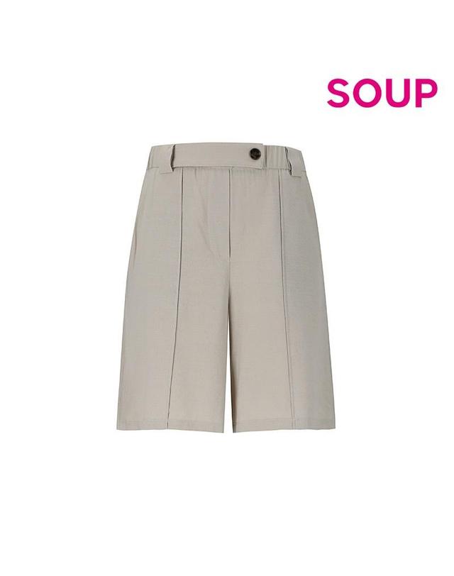 숲 [SOUP] 허리 밴딩 4부 팬츠 (SZ6SP31) 착용컷