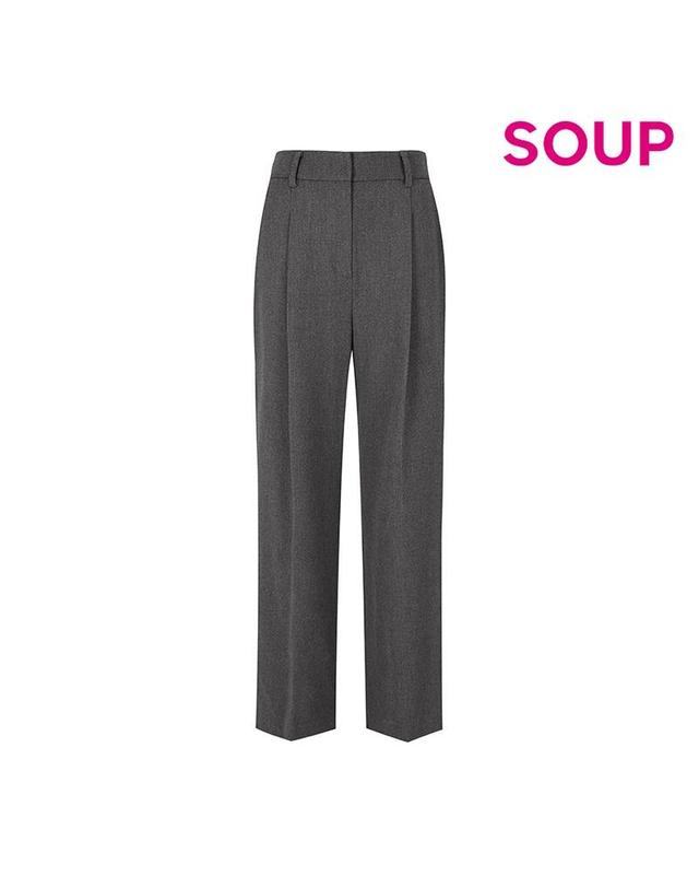 숲 [SOUP] 원턱 와이드 팬츠 (SZALP35) 착용컷